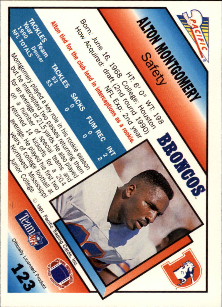 1991 Pacific Football (Pick Card From List 1-258) c59 7-22 - Picture 231 of 483