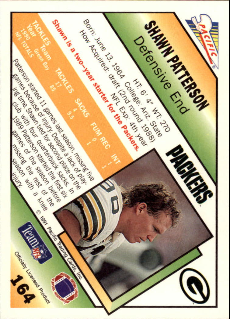 1991 Pacific Football (Pick Card From List 1-258) c59 7-22 - Picture 311 of 483