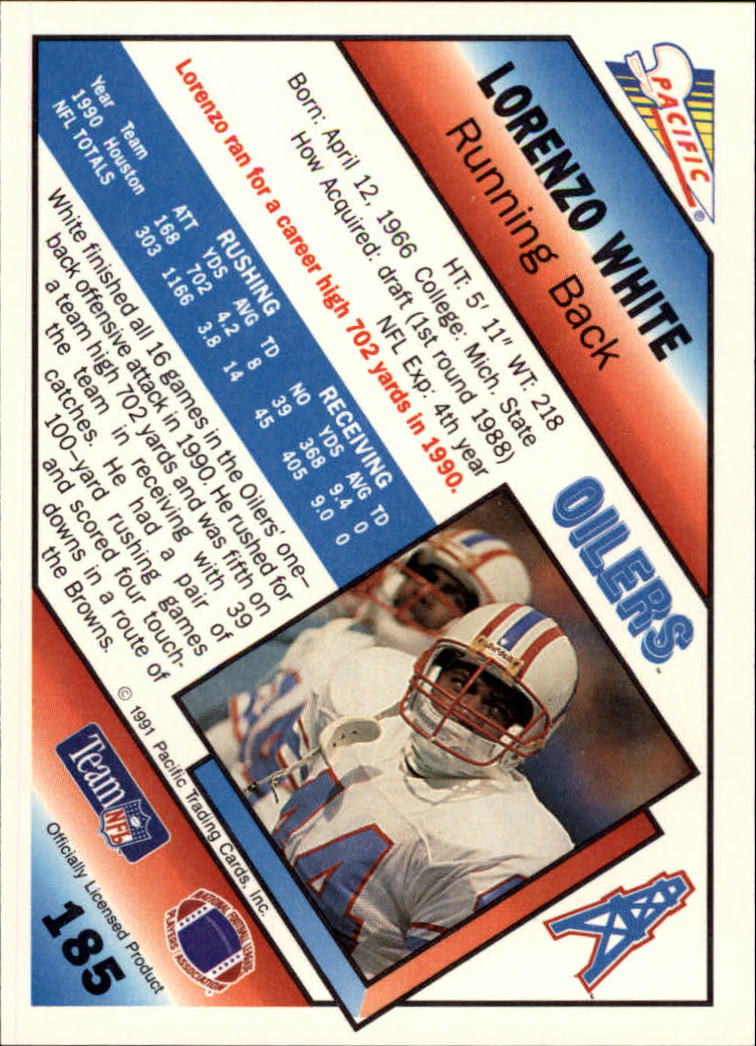 1991 Pacific Football (Pick Card From List 1-258) c59 7-22 - Picture 349 of 483