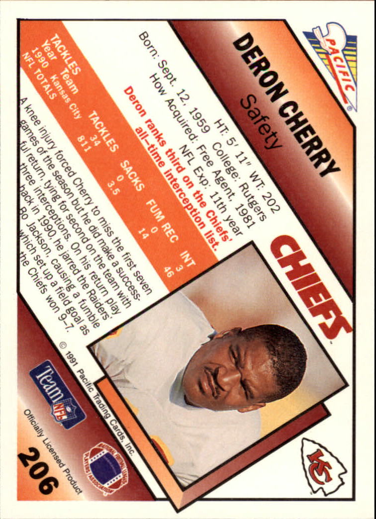 1991 Pacific Football (Pick Card From List 1-258) c59 7-22 - Picture 387 of 483