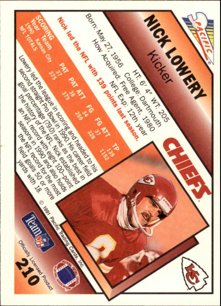 1991 Pacific Football (Pick Card From List 1-258) c59 7-22 - Picture 395 of 483