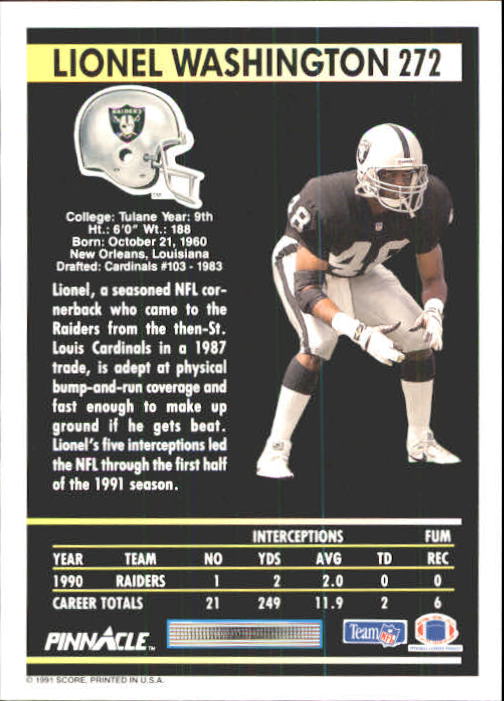 1991 Pinnacle Football "Main Set" Cards #251 to #415 Rookies and Veterans - Picture 45 of 327