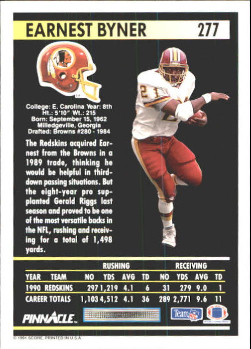 1991 Pinnacle Football "Main Set" Cards #251 to #415 Rookies and Veterans - Picture 55 of 327