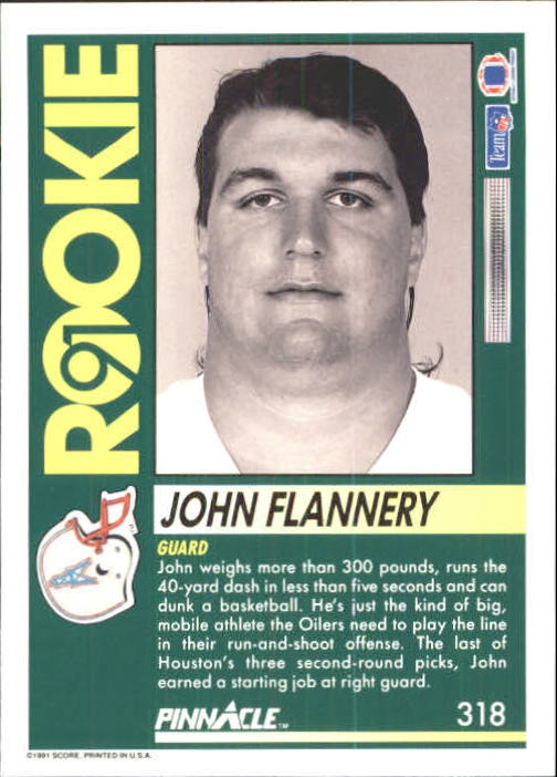 1991 Pinnacle Football "Main Set" Cards #251 to #415 Rookies and Veterans - Picture 135 of 327