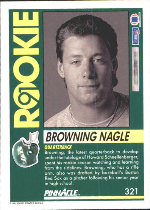 1991 Pinnacle Football "Main Set" Cards #251 to #415 Rookies and Veterans - Picture 141 of 327