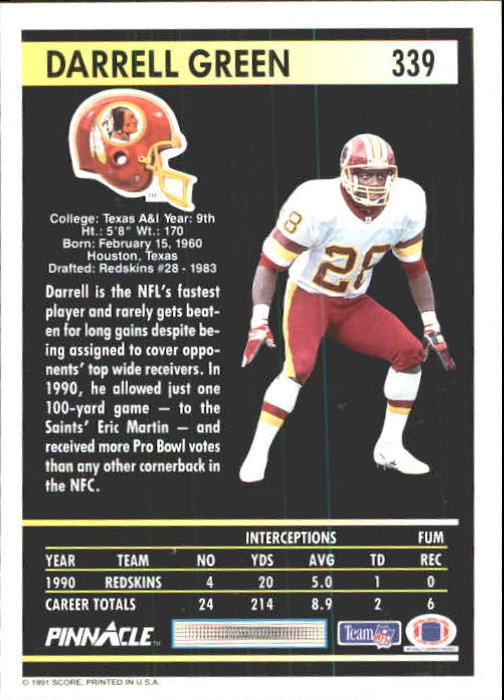 1991 Pinnacle Football "Main Set" Cards #251 to #415 Rookies and Veterans - Picture 177 of 327