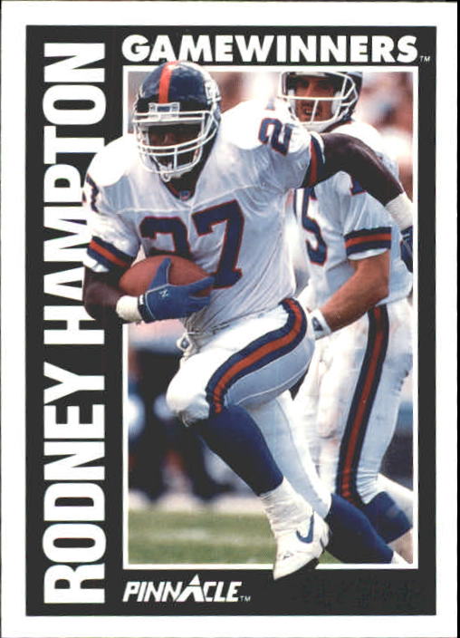 1991 Pinnacle Football "Main Set" Cards #251 to #415 Rookies and Veterans - Picture 240 of 327