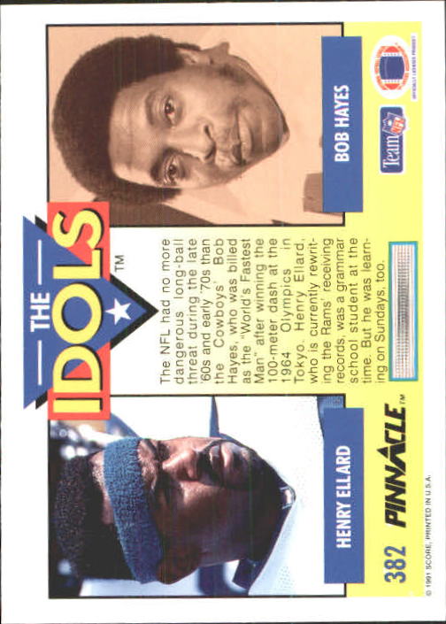 1991 Pinnacle Football "Main Set" Cards #251 to #415 Rookies and Veterans - Picture 263 of 327