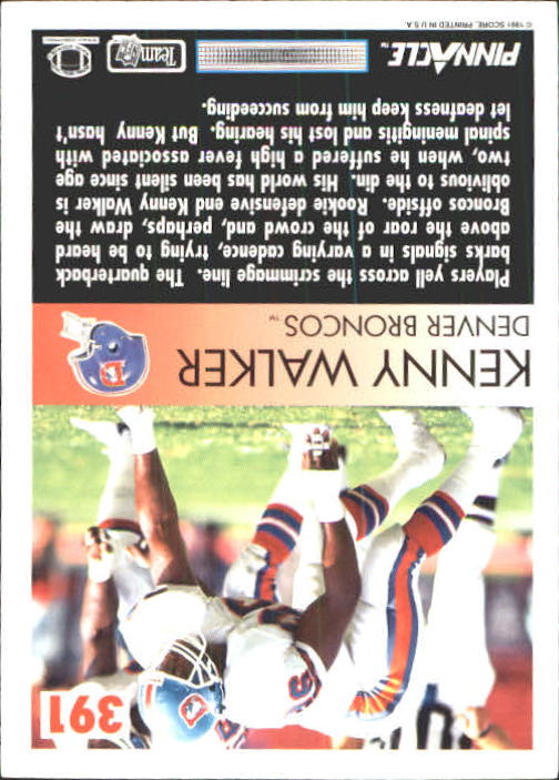 1991 Pinnacle Football "Main Set" Cards #251 to #415 Rookies and Veterans - Picture 279 of 327