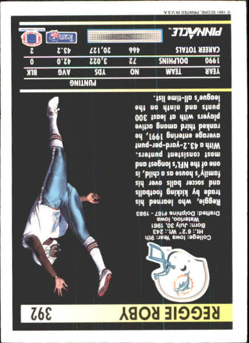 1991 Pinnacle Football "Main Set" Cards #251 to #415 Rookies and Veterans - Picture 281 of 327