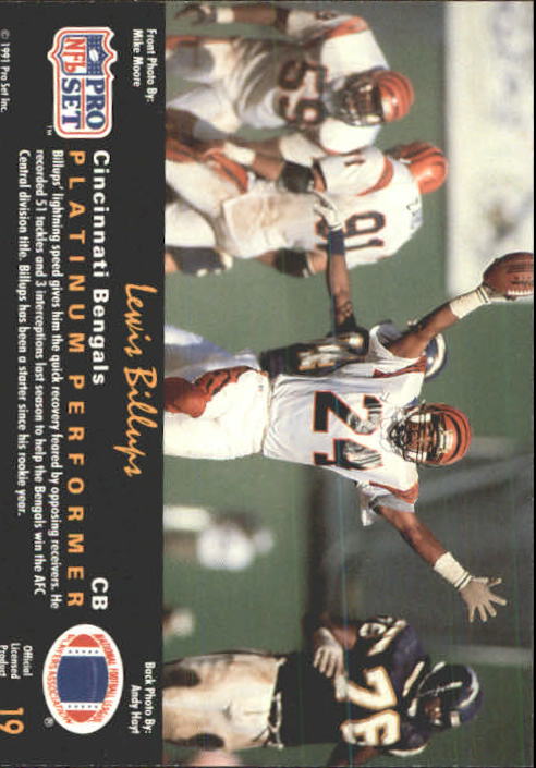 1991 Pro Set Platinum Football Card Pick 1-250