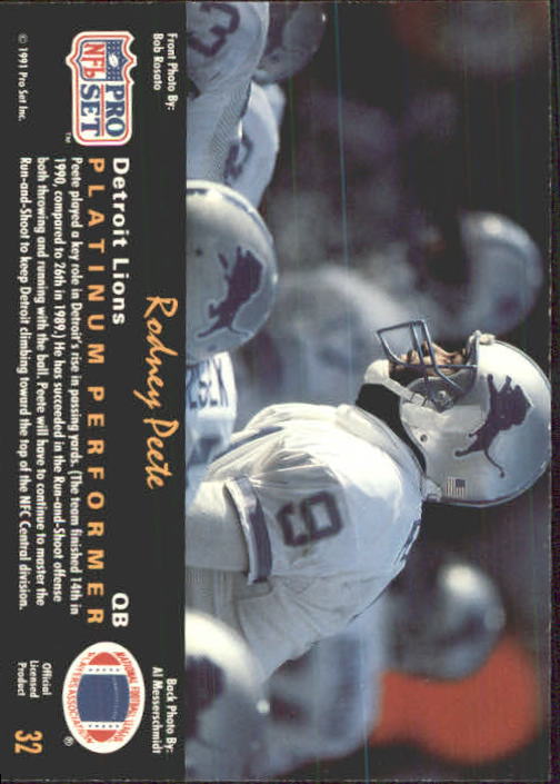 1991 Pro Set Platinum Football Card Pick 1-250