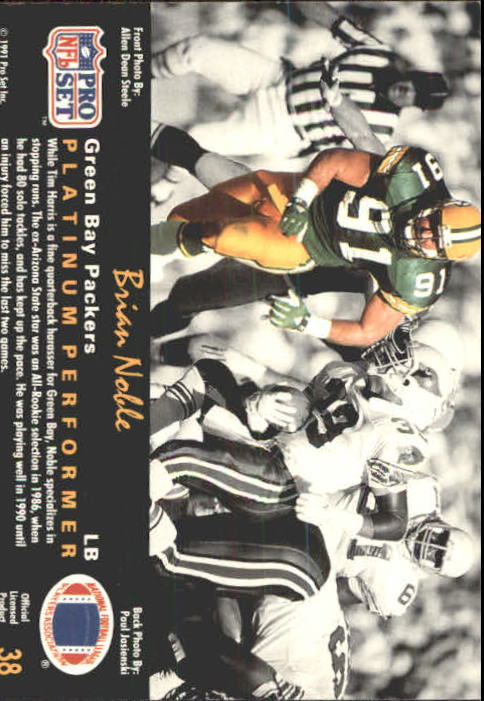 1991 Pro Set Platinum Football Card Pick 1-250