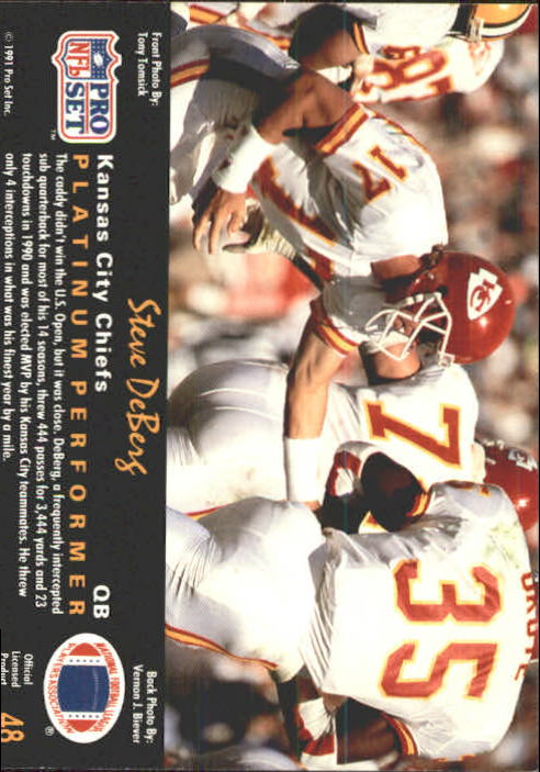 1991 Pro Set Platinum Football Card Pick 1-250