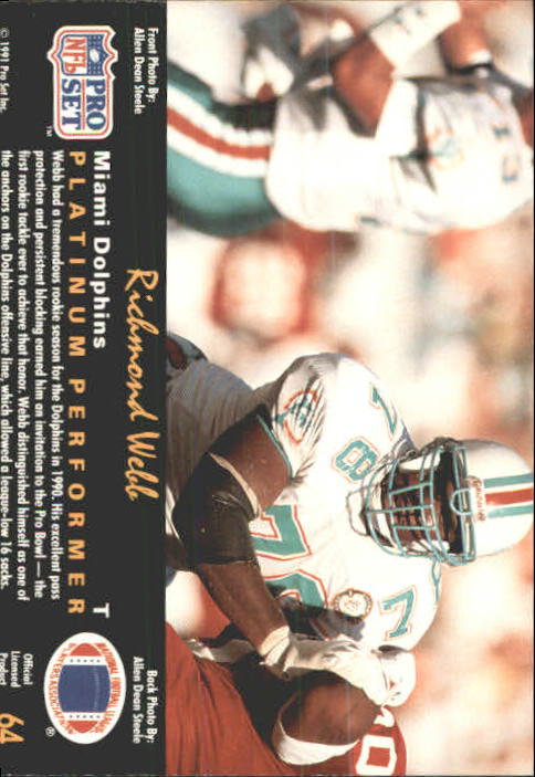 1991 Pro Set Platinum Football Card Pick 1-250