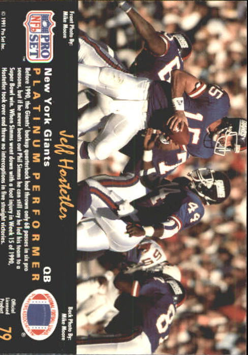 1991 Pro Set Platinum Football Card Pick 1-250