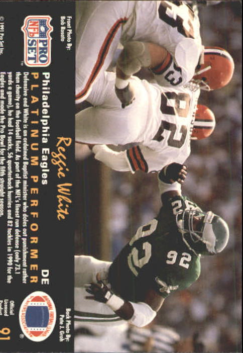 1991 Pro Set Platinum Football Card Pick 1-250