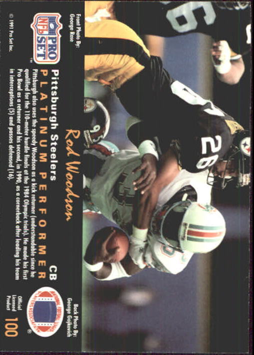 1991 Pro Set Platinum Football Card Pick 1-250