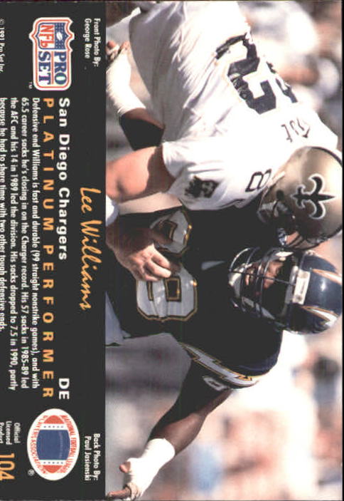 1991 Pro Set Platinum Football Card Pick 1-250