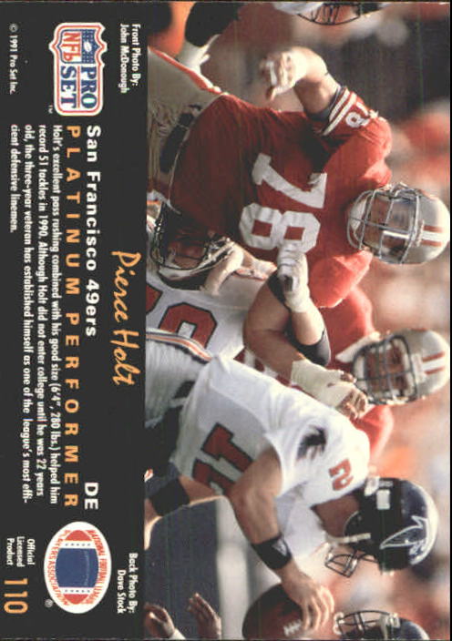 1991 Pro Set Platinum Football Card Pick 1-250