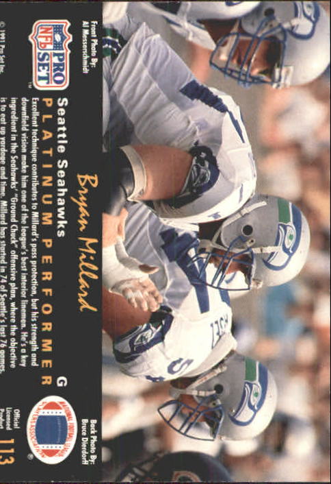 1991 Pro Set Platinum Football Card Pick 1-250