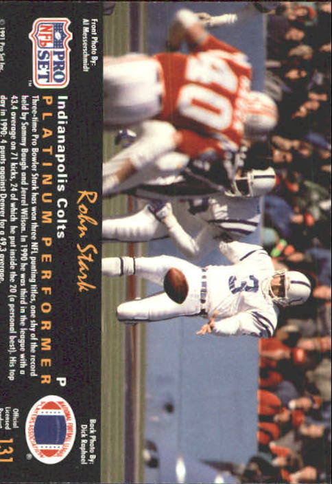 1991 Pro Set Platinum Football Card Pick 1-250