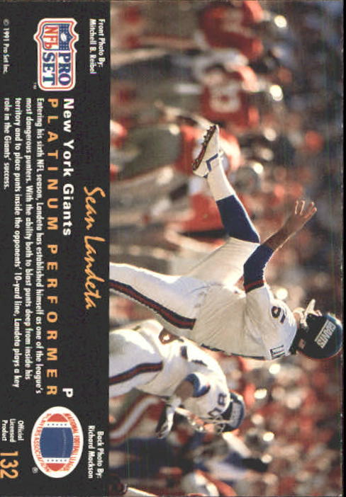 1991 Pro Set Platinum Football Card Pick 1-250