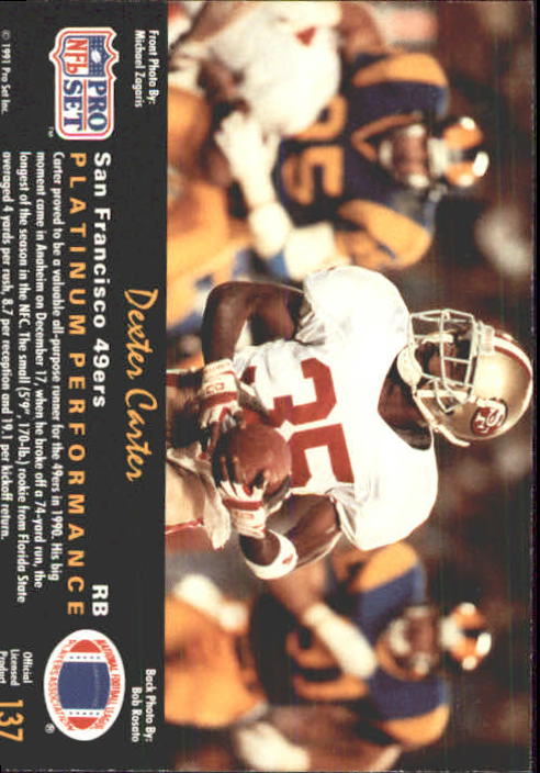 1991 Pro Set Platinum Football Card Pick 1-250