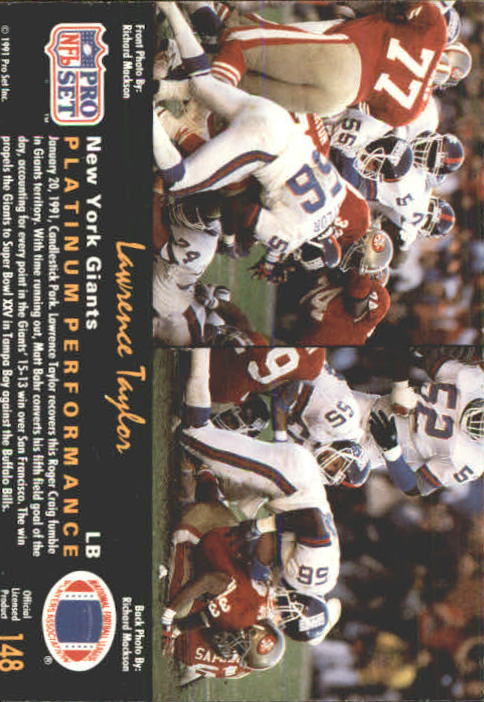 1991 Pro Set Platinum Football Card Pick 1-250