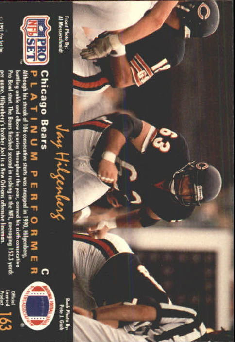 1991 Pro Set Platinum Football Card Pick 1-250