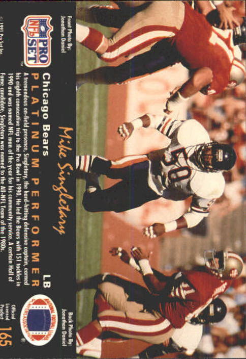 1991 Pro Set Platinum Football Card Pick 1-250