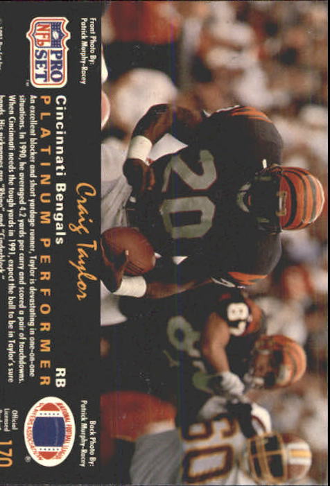 1991 Pro Set Platinum Football Card Pick 1-250