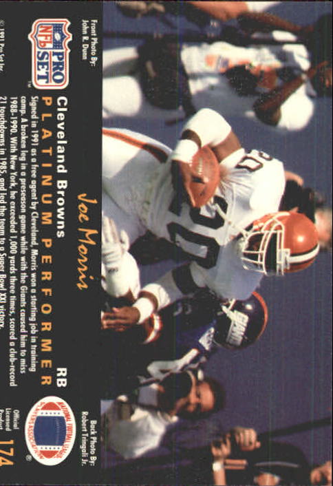 1991 Pro Set Platinum Football Card Pick 1-250