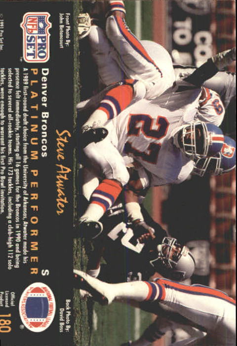 1991 Pro Set Platinum Football Card Pick 1-250