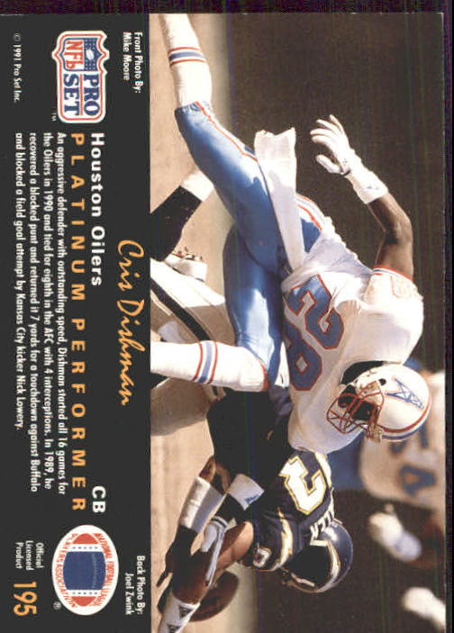 1991 Pro Set Platinum Football Card Pick 1-250