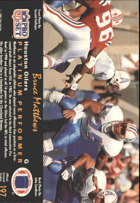 1991 Pro Set Platinum Football Card Pick 1-250