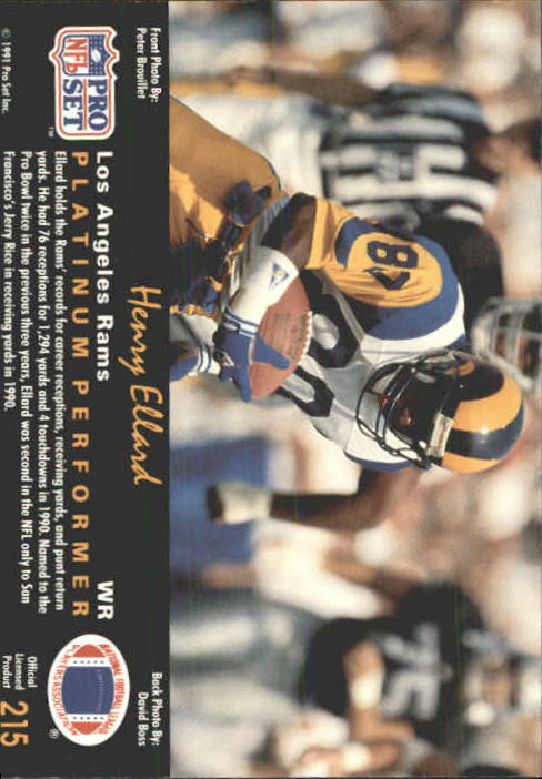 1991 Pro Set Platinum Football Card Pick 1-250