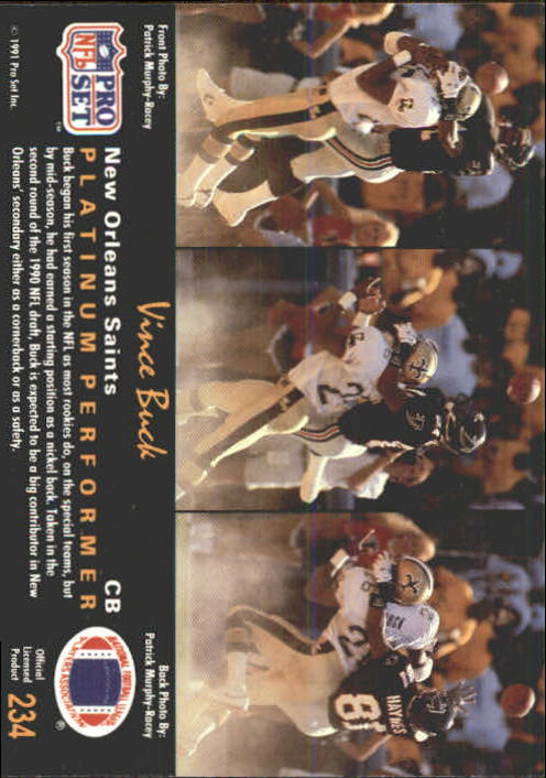 1991 Pro Set Platinum Football Card Pick 1-250