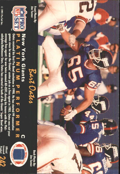 1991 Pro Set Platinum Football Card Pick 1-250