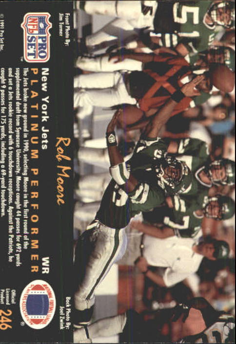 1991 Pro Set Platinum Football Card Pick 1-250