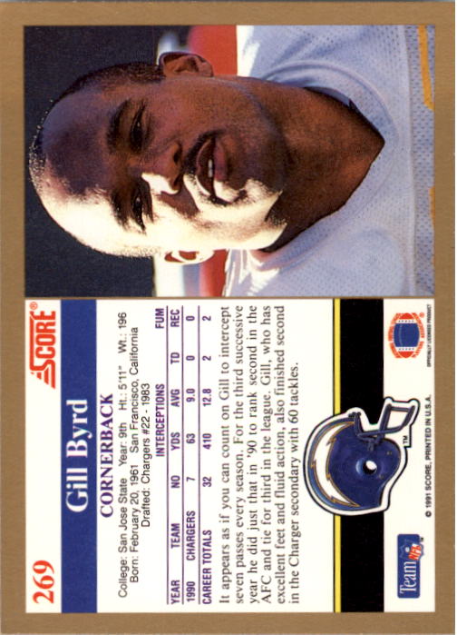 1991 Score Football "Main Set" Cards #251 to #500 Rookies and Veterans - Picture 39 of 499