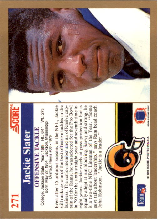 1991 Score Football "Main Set" Cards #251 to #500 Rookies and Veterans - Picture 43 of 499