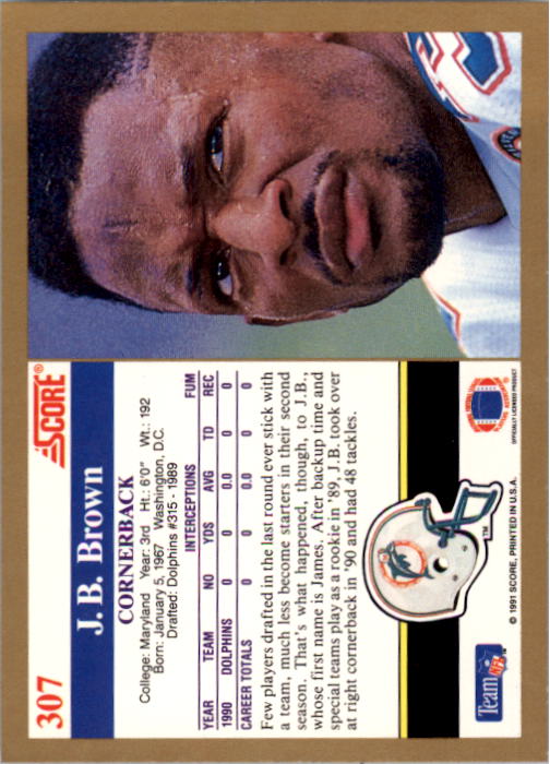 1991 Score Football "Main Set" Cards #251 to #500 Rookies and Veterans - Picture 115 of 499