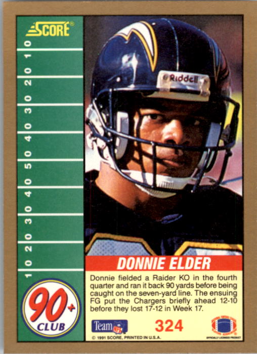 1991 Score Football "Main Set" Cards #251 to #500 Rookies and Veterans - Picture 149 of 499