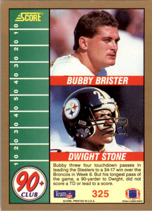 1991 Score Football "Main Set" Cards #251 to #500 Rookies and Veterans - Picture 151 of 499