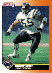 1991 Score Football "Main Set" Cards #251 to #500 Rookies and Veterans - Picture 208 of 499
