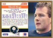 1991 Score Football "Main Set" Cards #251 to #500 Rookies and Veterans - Picture 211 of 499