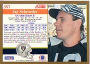 1991 Score Football "Main Set" Cards #251 to #500 Rookies and Veterans - Picture 215 of 499
