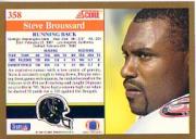 1991 Score Football "Main Set" Cards #251 to #500 Rookies and Veterans - Picture 217 of 499