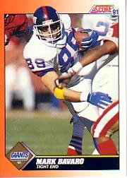 1991 Score Football "Main Set" Cards #251 to #500 Rookies and Veterans - Picture 218 of 499